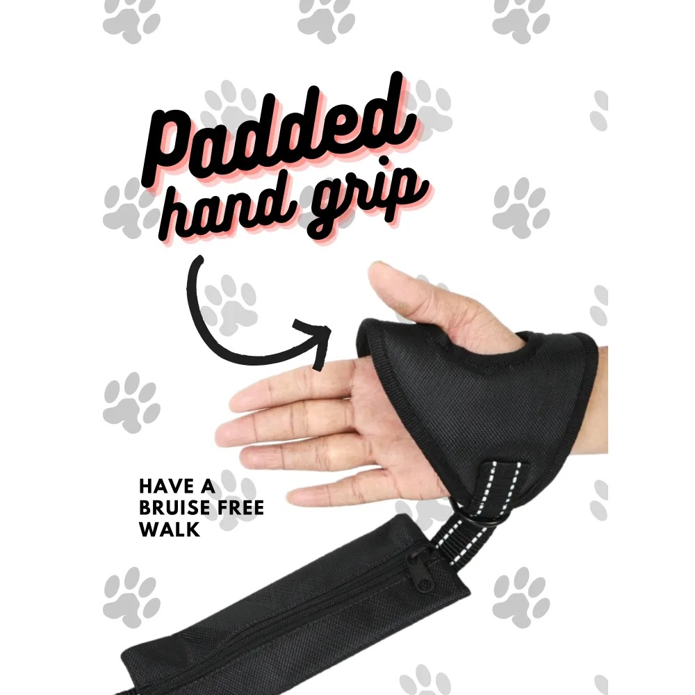 Cutiepaw Padded Adjustable Hand Leash for Dogs and Cats