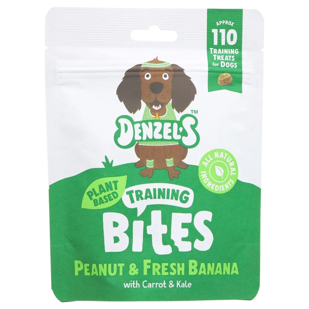 Denzel’s Training Bites Peanut & Fresh Banana with Carrot & Kale 100g