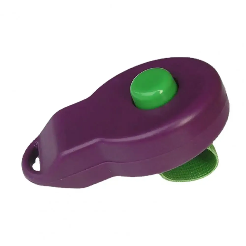Dog Training Clicker with Elastic Band Pet Cat Dogs Click Trainer Control Dog Deterrent Trainer Clicker Behavioral Training Tool