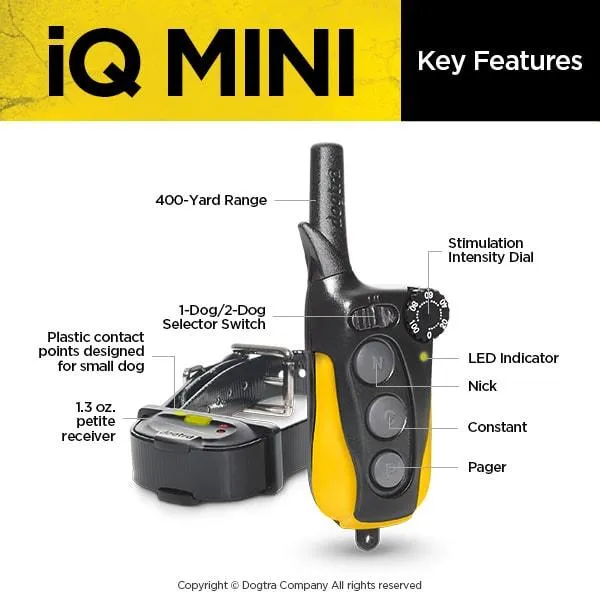 DOGTRA IQ-MINI Dog Training collar