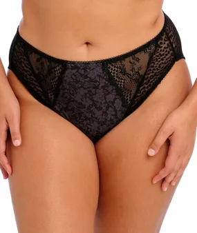 Elomi Lucie High Leg Brief - Black
