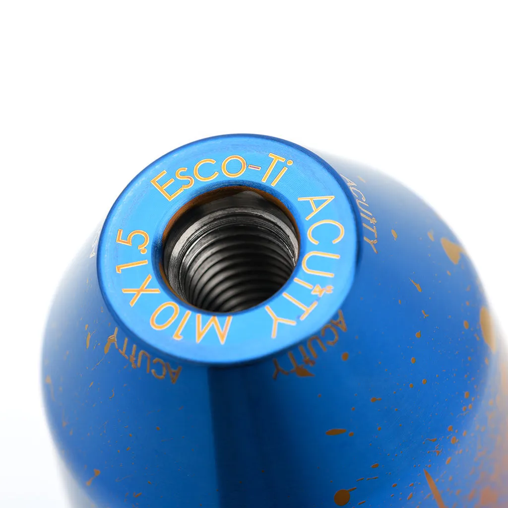 ESCO-Ti Shift Knob in Splatter Titanium Finish (M10X1.5)