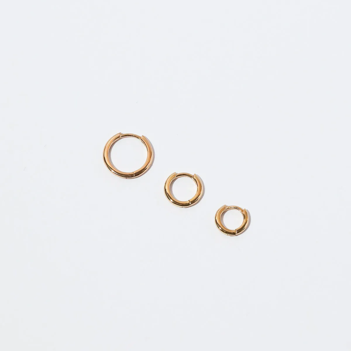 Essential 11.5mm Hoop in Gold