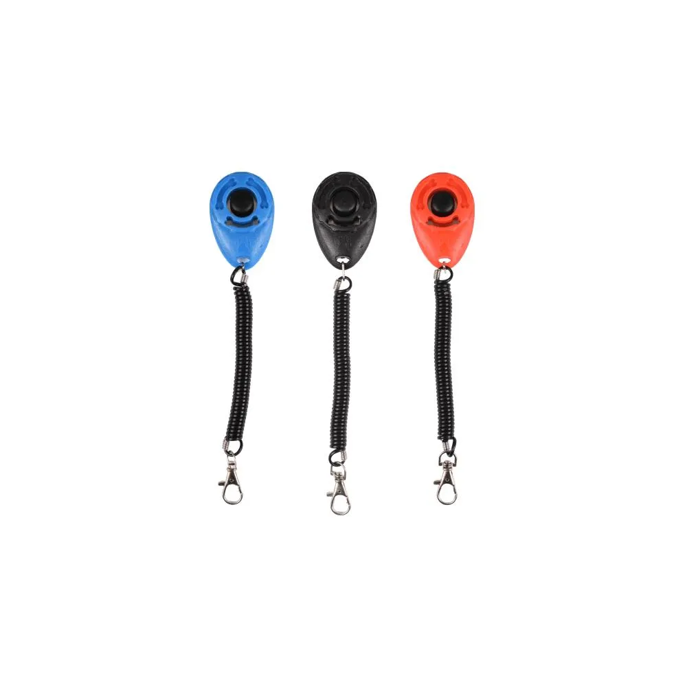 Flamingo Clicker   Spiral Cable Klix Assortment Dog Behaviour & Training 6cm