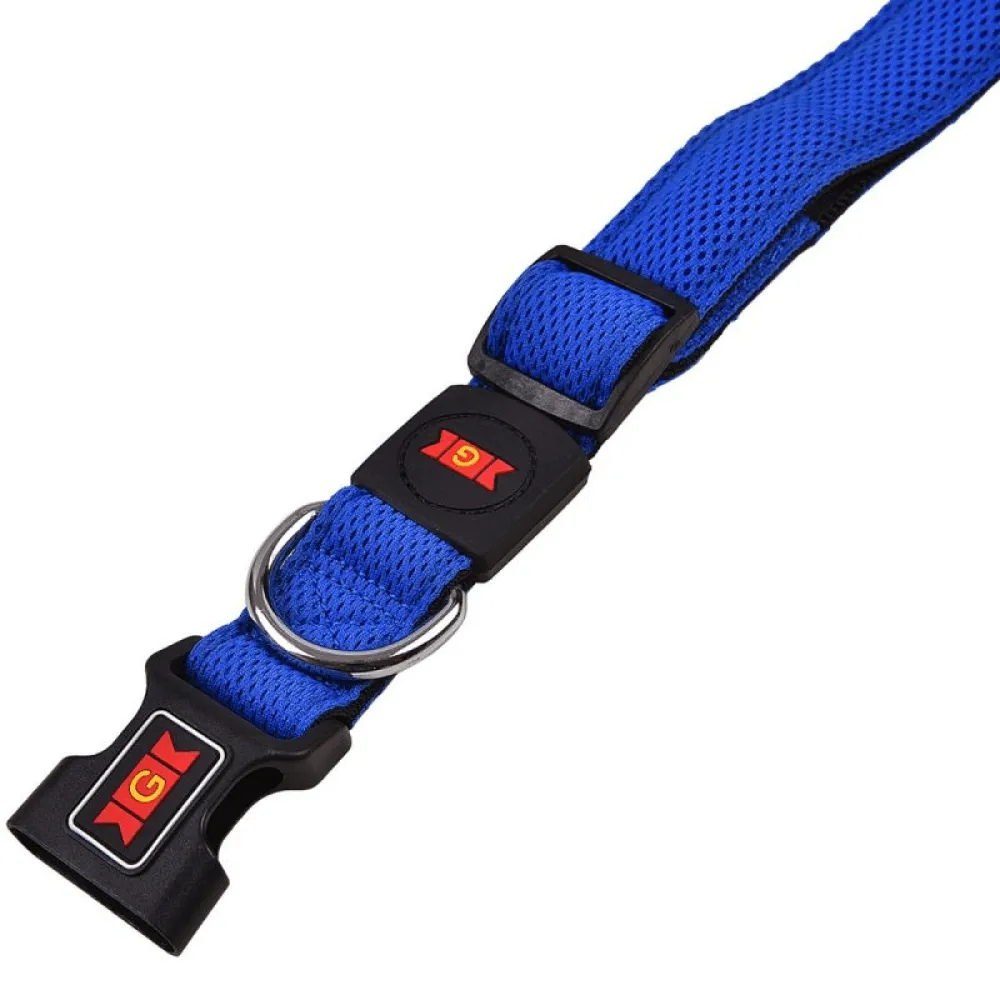 Glenand Nylon Mesh Collar for Dogs (Blue)