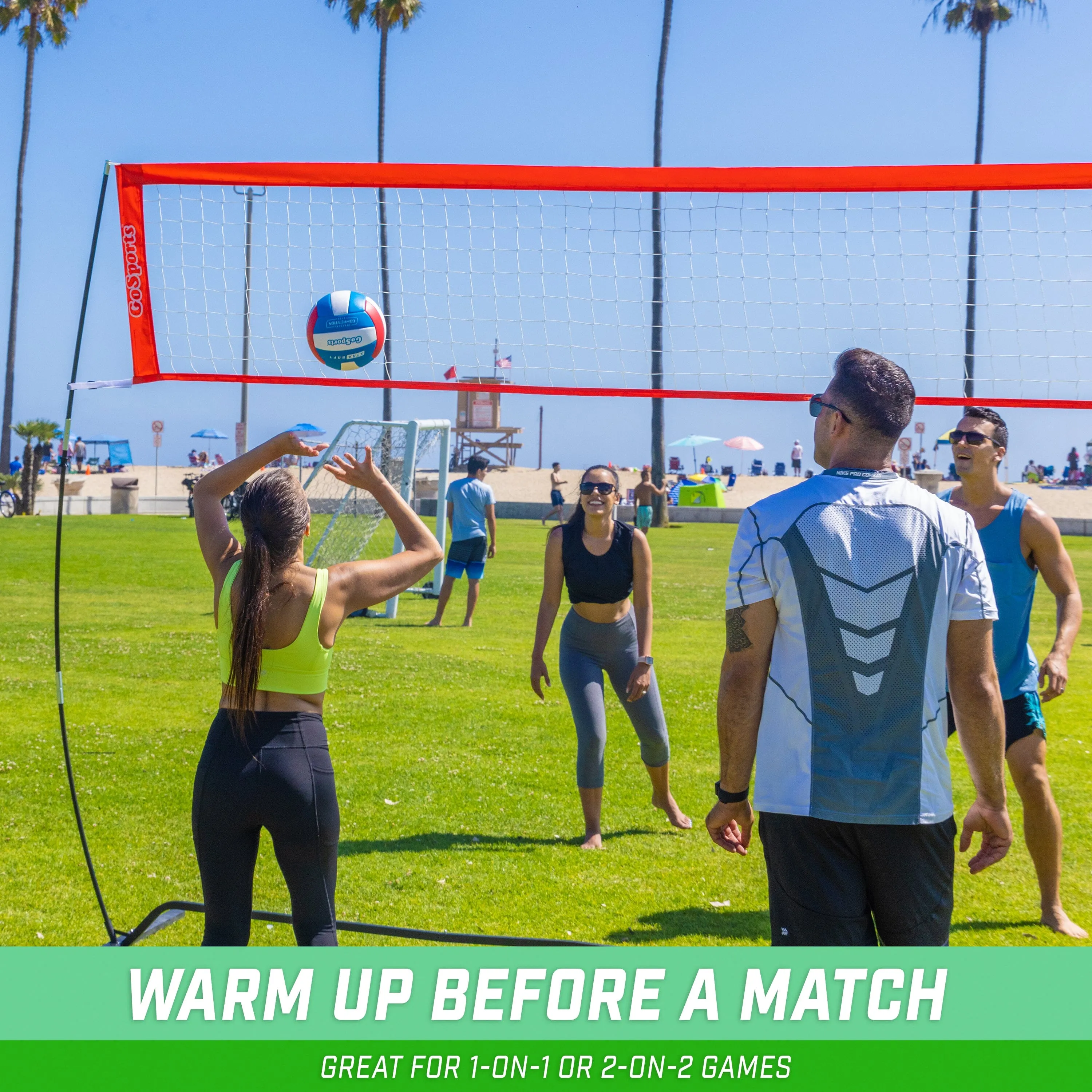 GoSports 20 ft Freestanding Volleyball Training Net