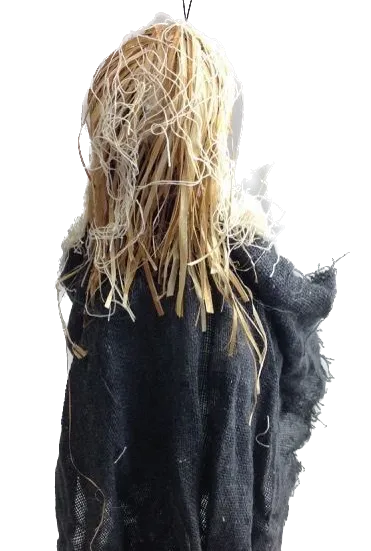 HALLOWEEN Moving Skeleton Skull Creepy Sound Activated Hanging Prop Scary Witch