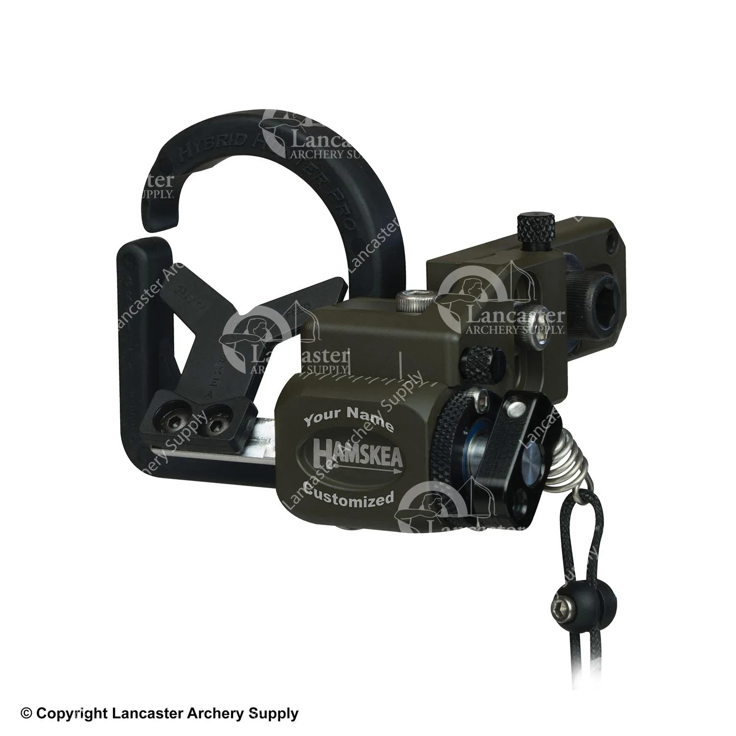 Hamskea Hybrid Hunter Pro Custom Engraved Arrow Rest (Microtune)