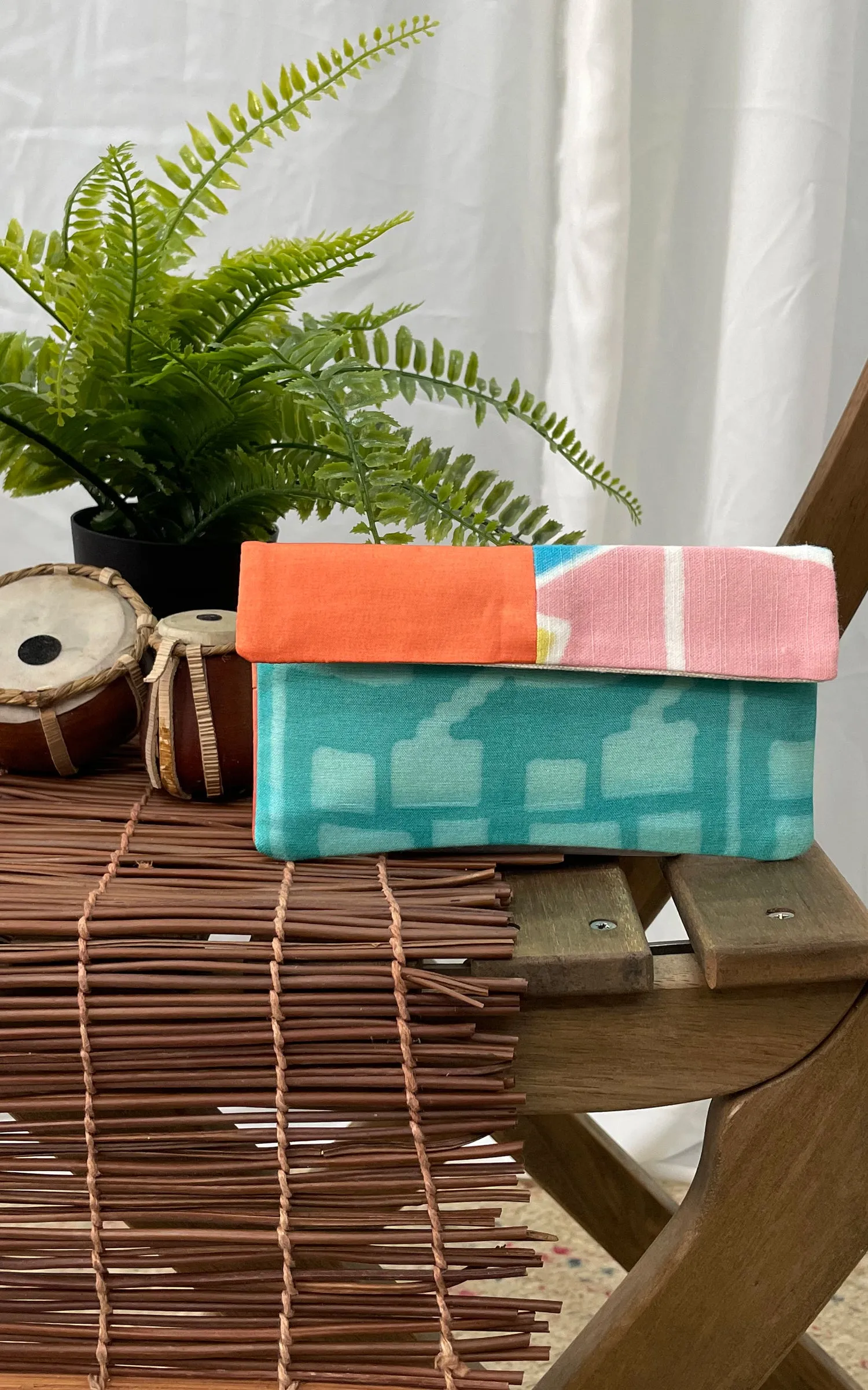 Hand Brush Painted Money Holder