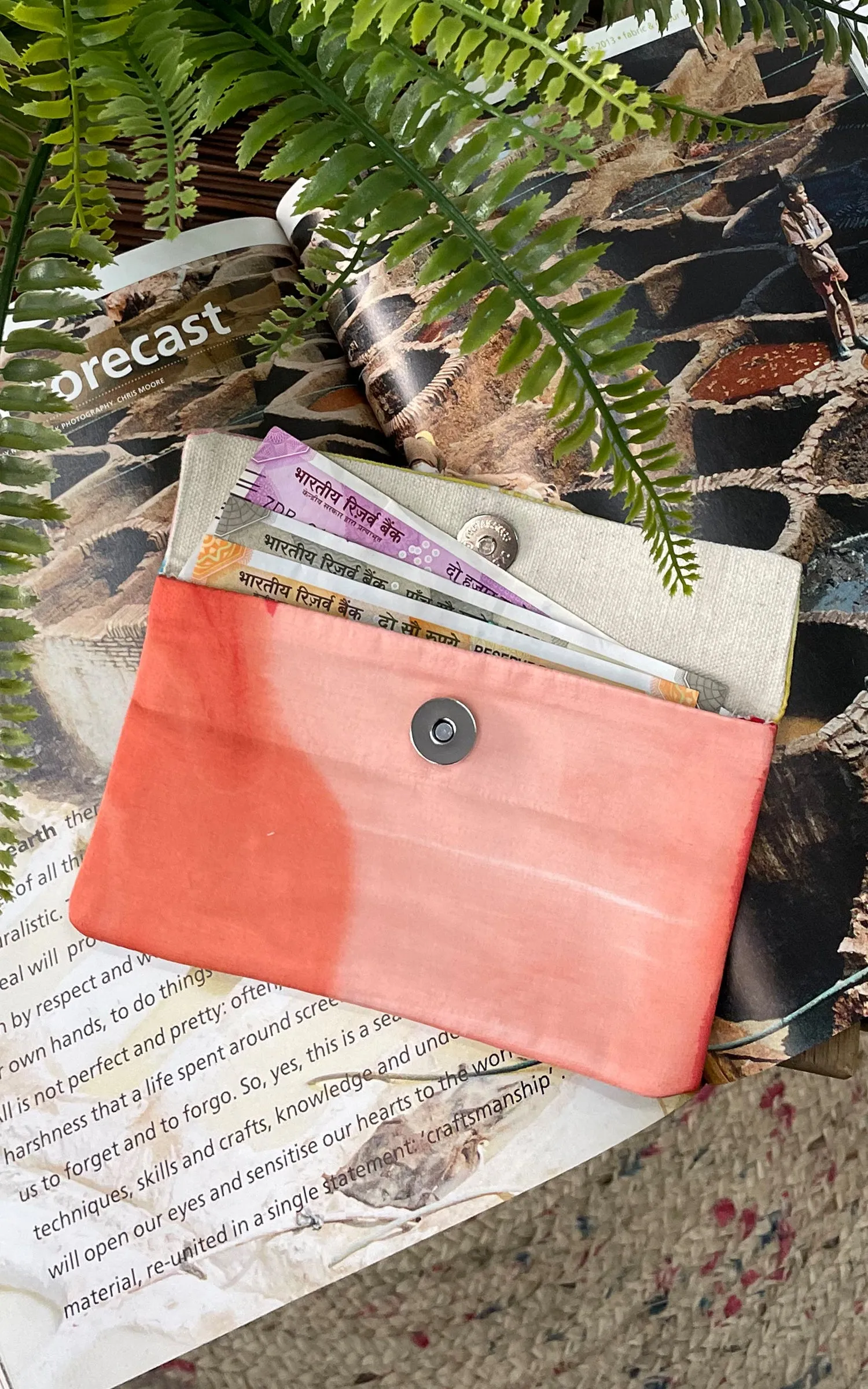 Hand Brush Painted Money Holder