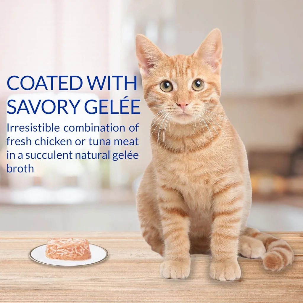 Inaba Twins Tuna & Chicken with Salmon Recipe Grain-Free Cat Food, 1.23-oz