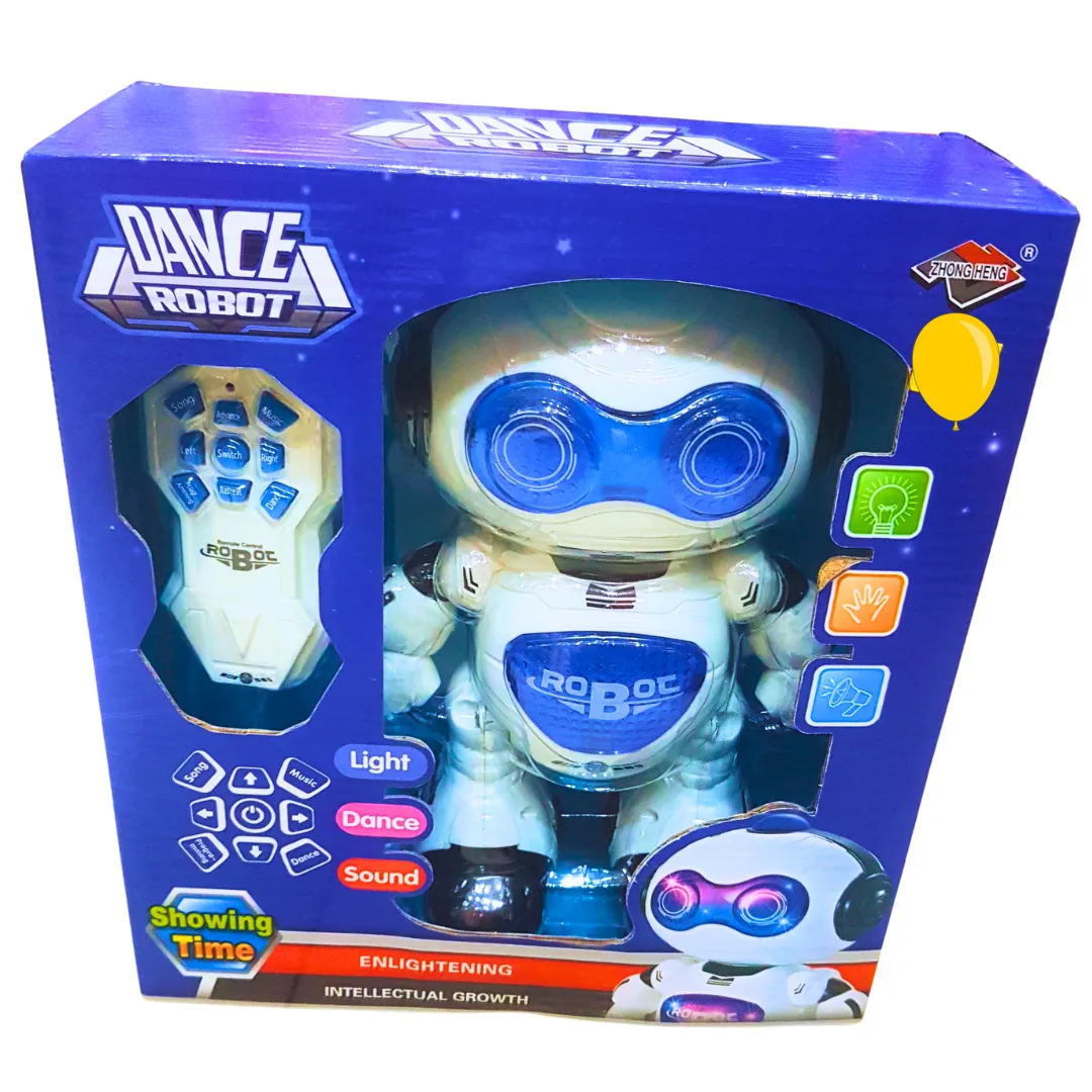 Interactive Dance Robot Toy with Lights & Music | Remote-Controlled | Ages 3 