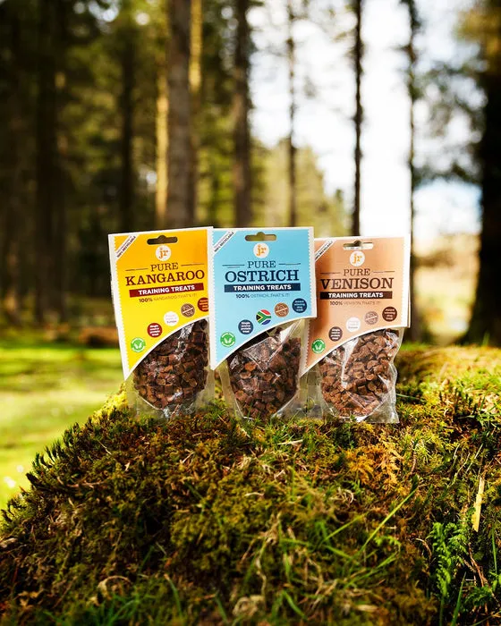 JR PET PURE VENISON TRAINING TREATS 85G - BEST BEFORE SEP 2024