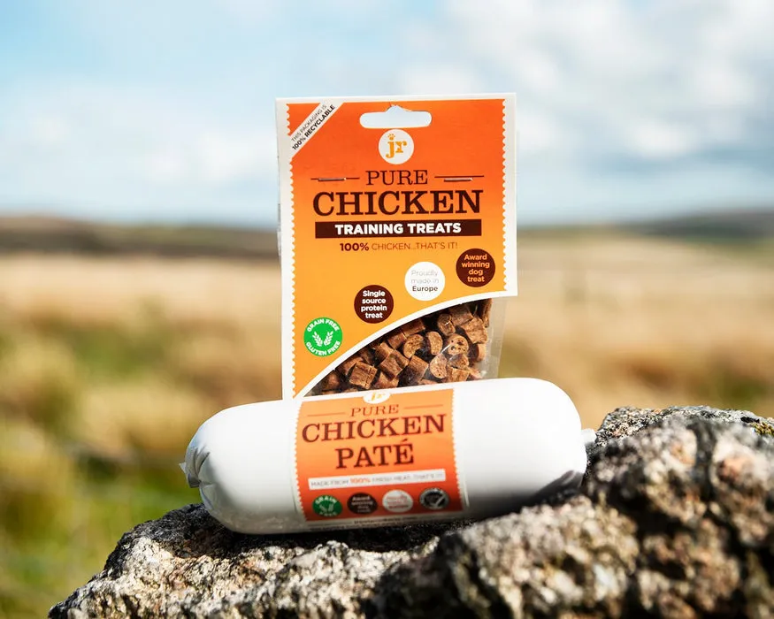 JR PETS PURE CHICKEN TRAINING TREATS 85G - BEST BEFORE OCT 2024