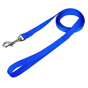 Leather Brothers One Ply Nylon Lead 3/8" x 6 ft. Blue (3/8" x 6', Blue)