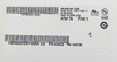 NEW  AUO B140XTN02.3 14" LAPTOP SCREEN , 30pins