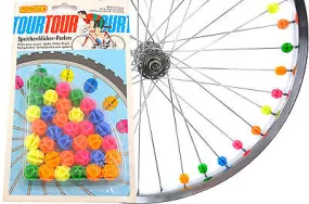 ORIGINAL 80’s MADE "SPOKEY DOKEYS” SPOKE CLICKERS RETRO LOOK ON ANY BIKE