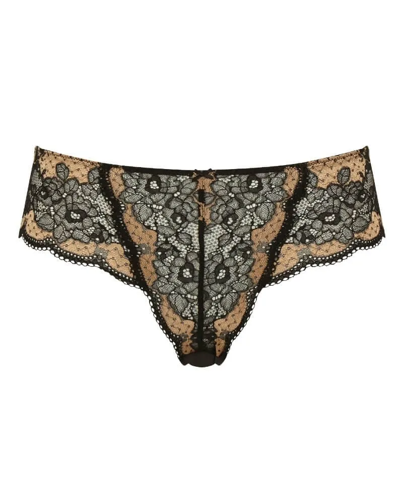 Panache Clara Brief - Black/Vintage Gold