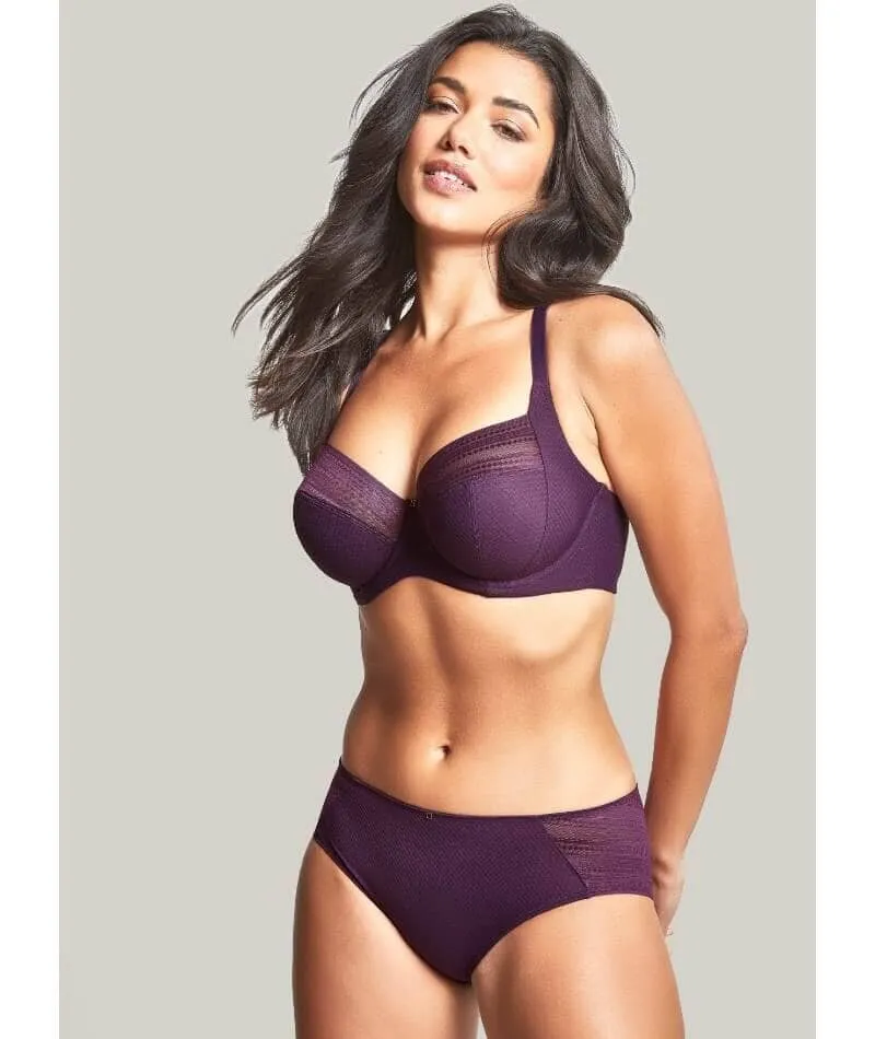 Panache Serene Brief - Aubergine
