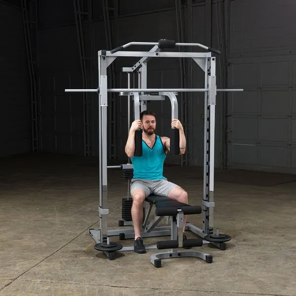 Powerline Smith Machine Package with Bench and Attachments - Full Home Gym PSM1442XS