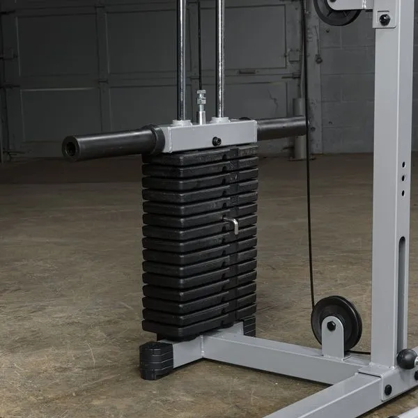 Powerline Smith Machine Package with Bench and Attachments - Full Home Gym PSM1442XS