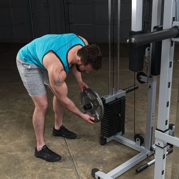 Powerline Smith Machine Package with Bench and Attachments - Full Home Gym PSM1442XS