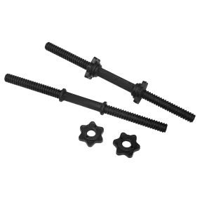 PVC-Coated Steel Dumbbell Bars, Slip-Resistant, Pair