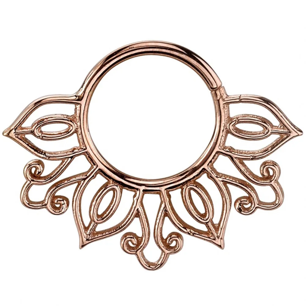 "Azalea" Hinge Ring in Gold
