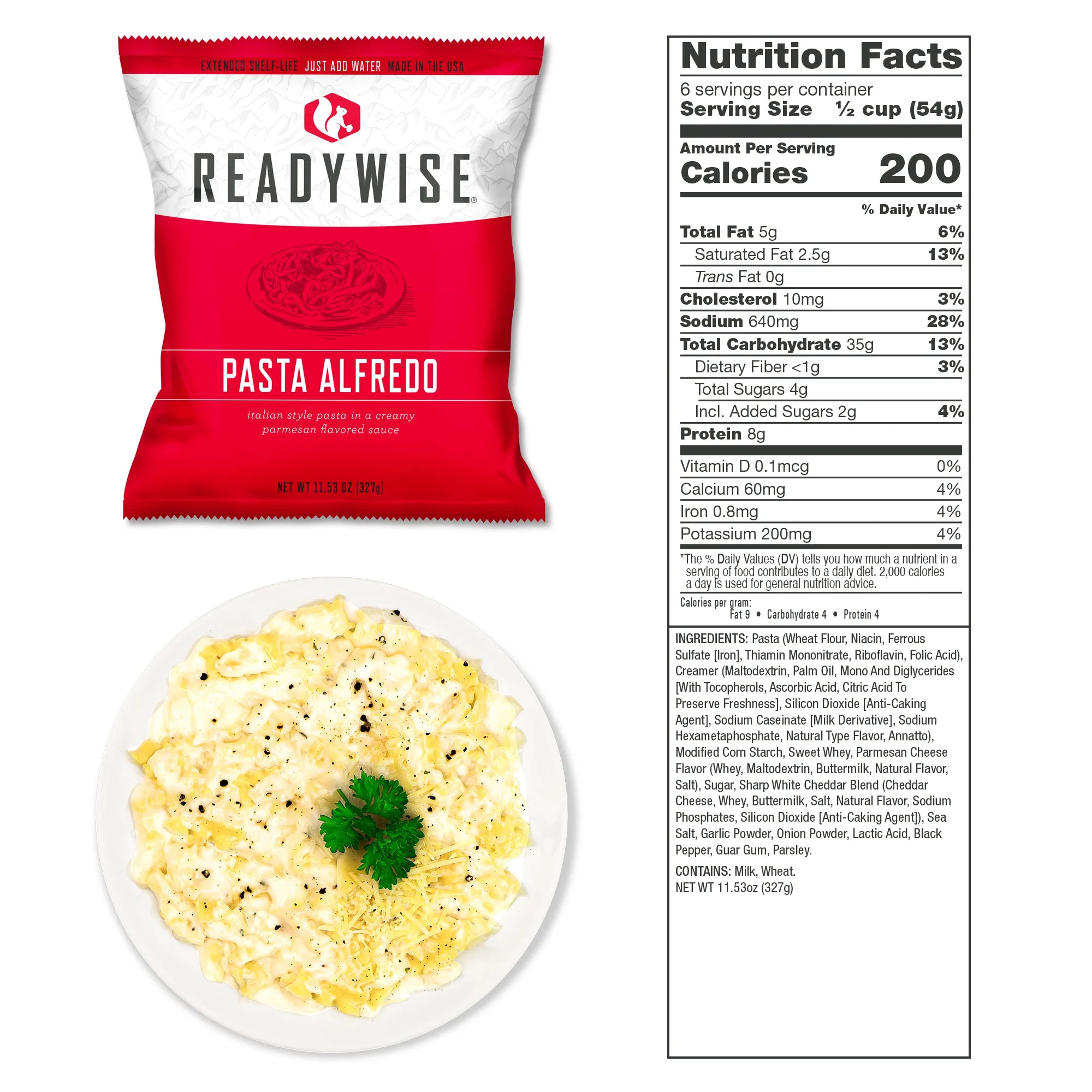 ReadyWise - 720 Serving Package (6 buckets) 3 entree and 3 breakfast