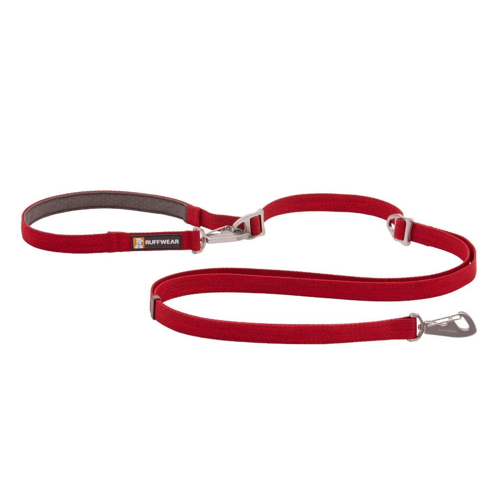 Ruffwear Switchbak Lightweight Multi-Function Dog Leash (Red Sumac)