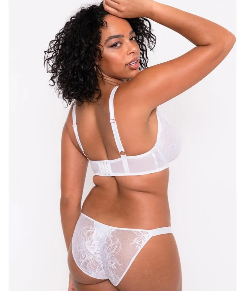 Scantilly Unveiled Brazilian Brief - White