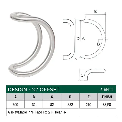 Scope Entrance Handles “C” Offset