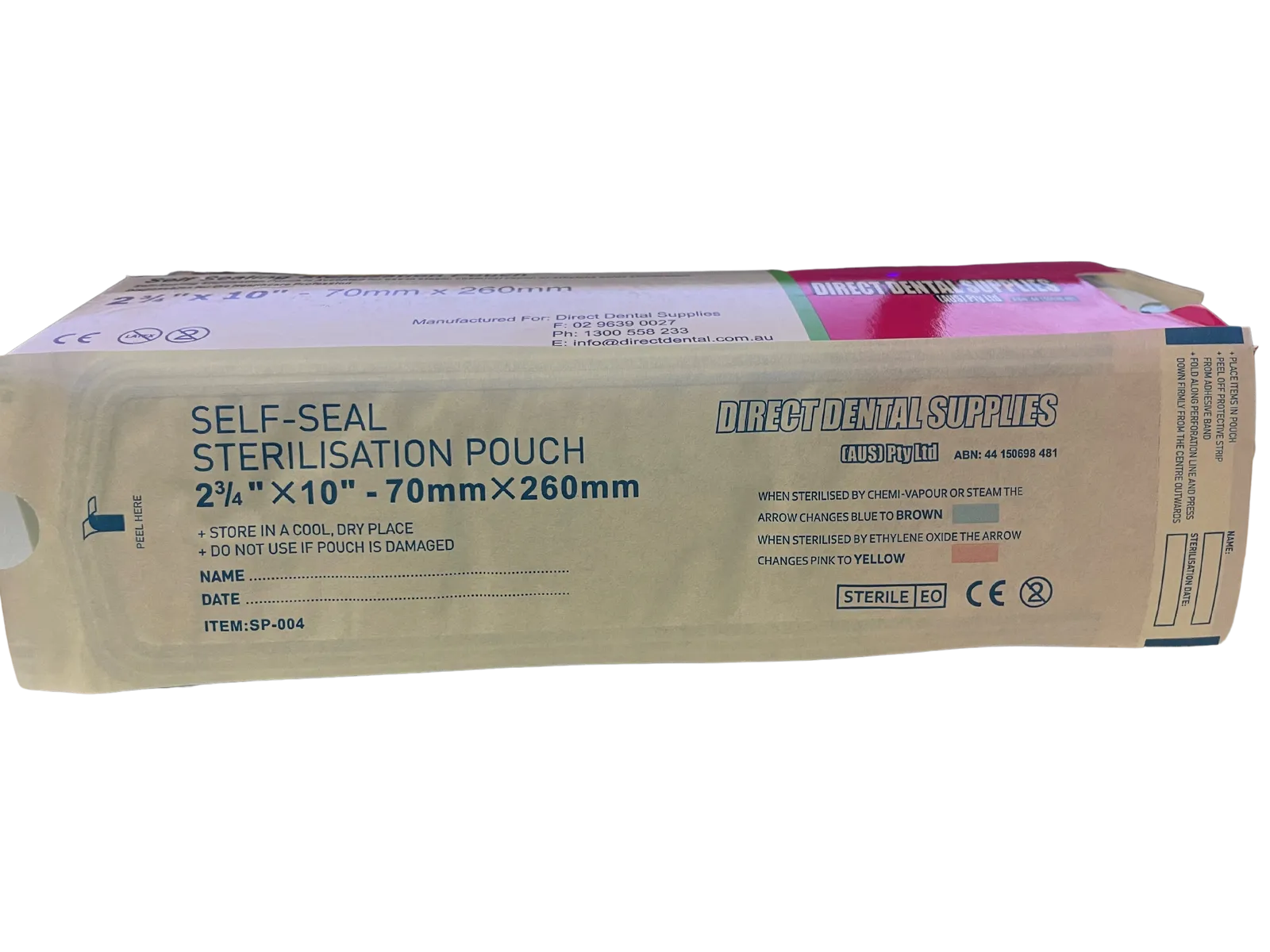 Self Sealing Sterilization Pouches