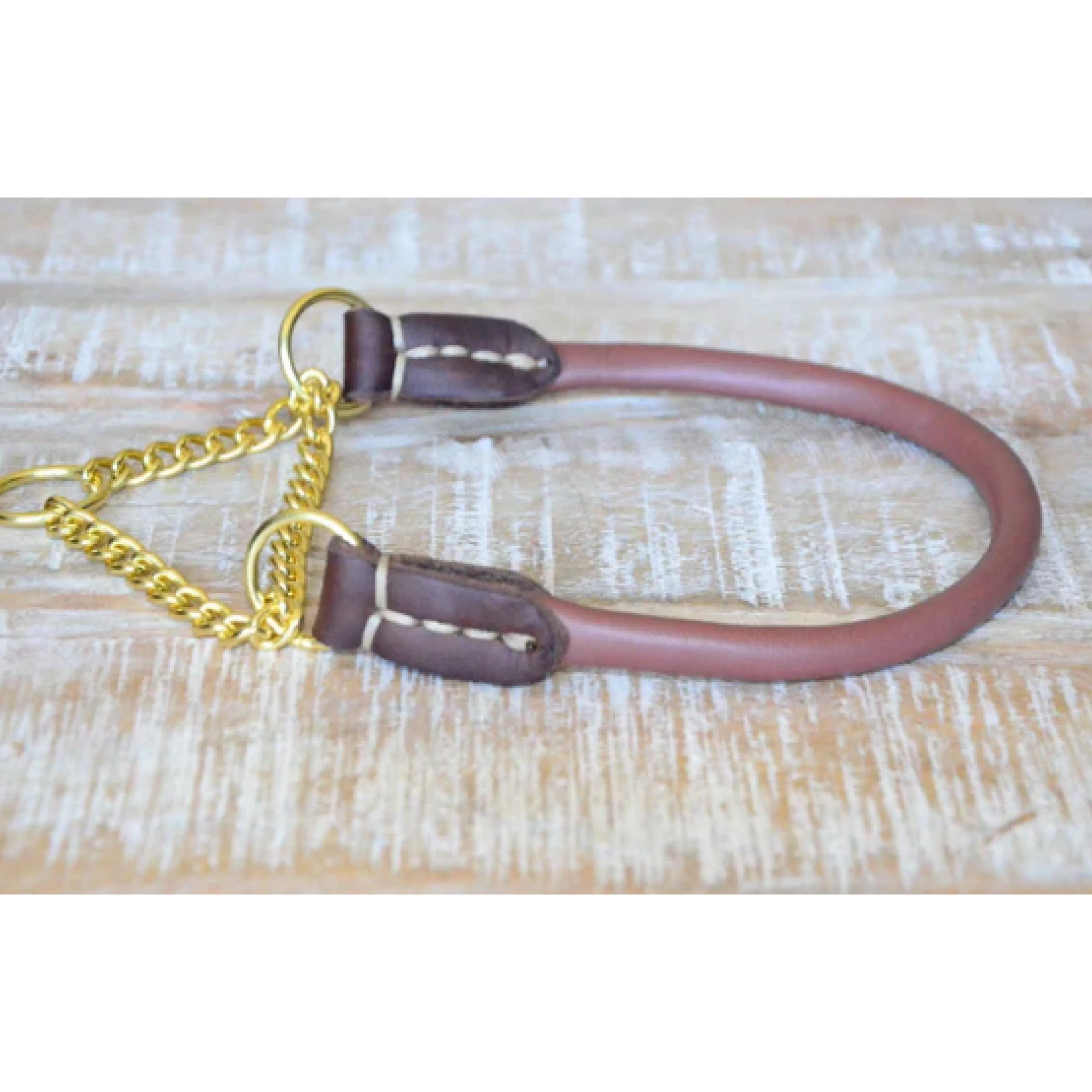 Sønderborg- Martingale Collar Rolled Leather