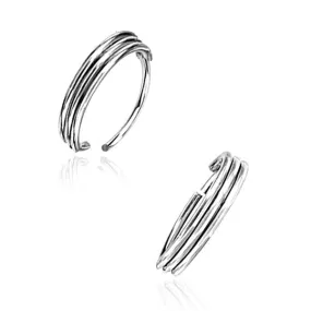 Stainless Steel Nose Ring Multi Piercing Ring - Layered