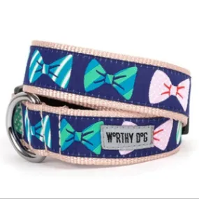 The Worthy Dog Bow Ties Dog Collar