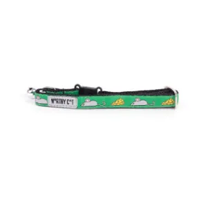 The Worthy Dog Mouse & Cheese Cat Collar