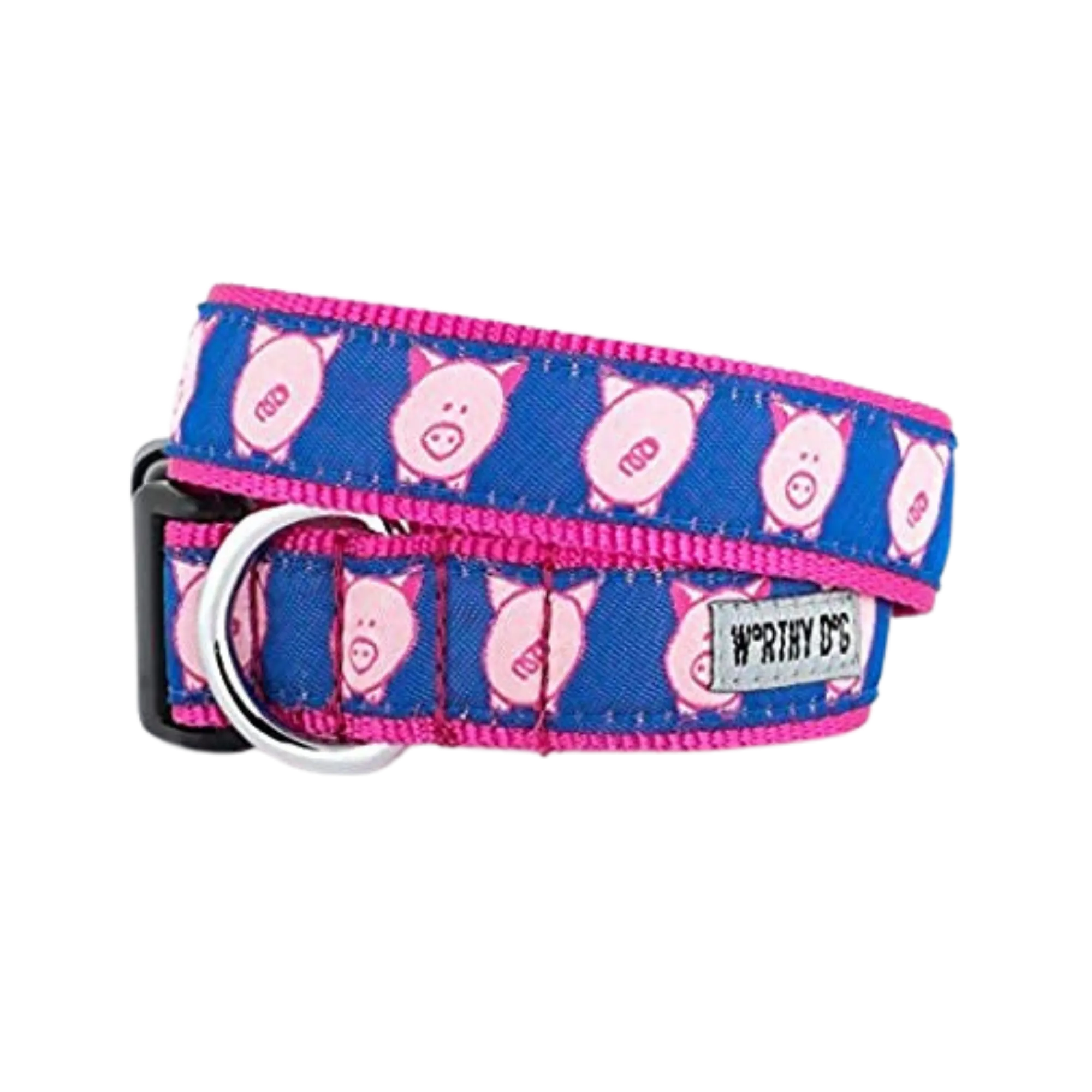 The Worthy Dog Wilbur Pig Dog Collar