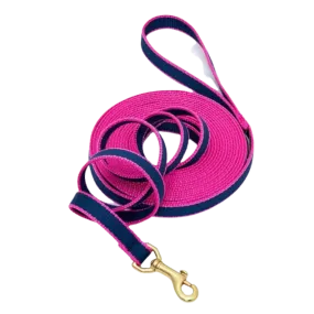 Training Leash | Navy & Pink