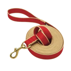 Training Leash | Red & Tan