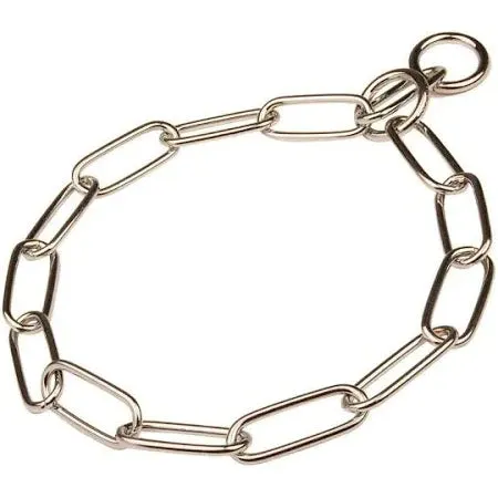 Trixie Stainless Steel Long Link Choke Chain,4.0 mm