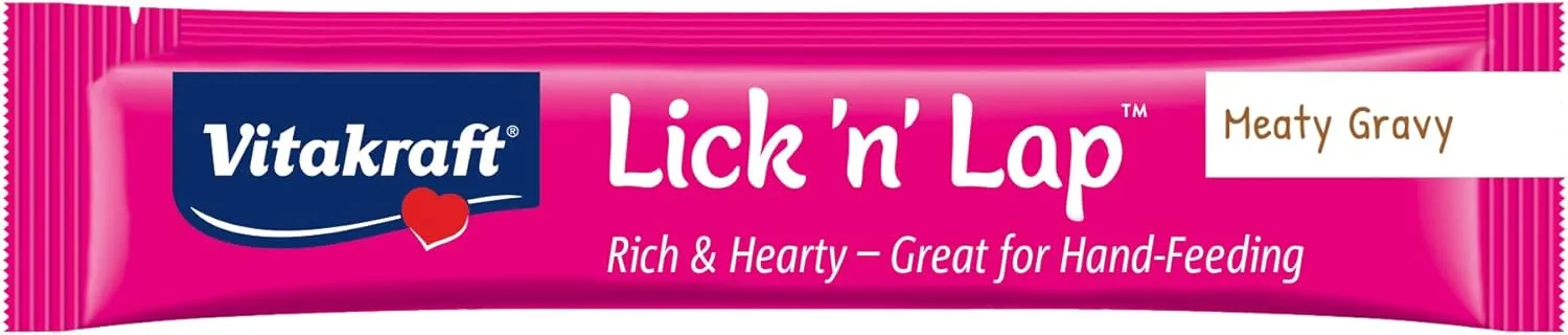 Vitakraft Lick 'n' Lap Snack Salmon Flavor Creamy Treat for Cats, 2.1-oz (5-pack)