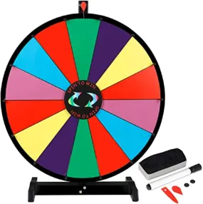ZENY™ 24" Round Tabletop Color Spinning Prize Wheel  Casino Prize Wheels