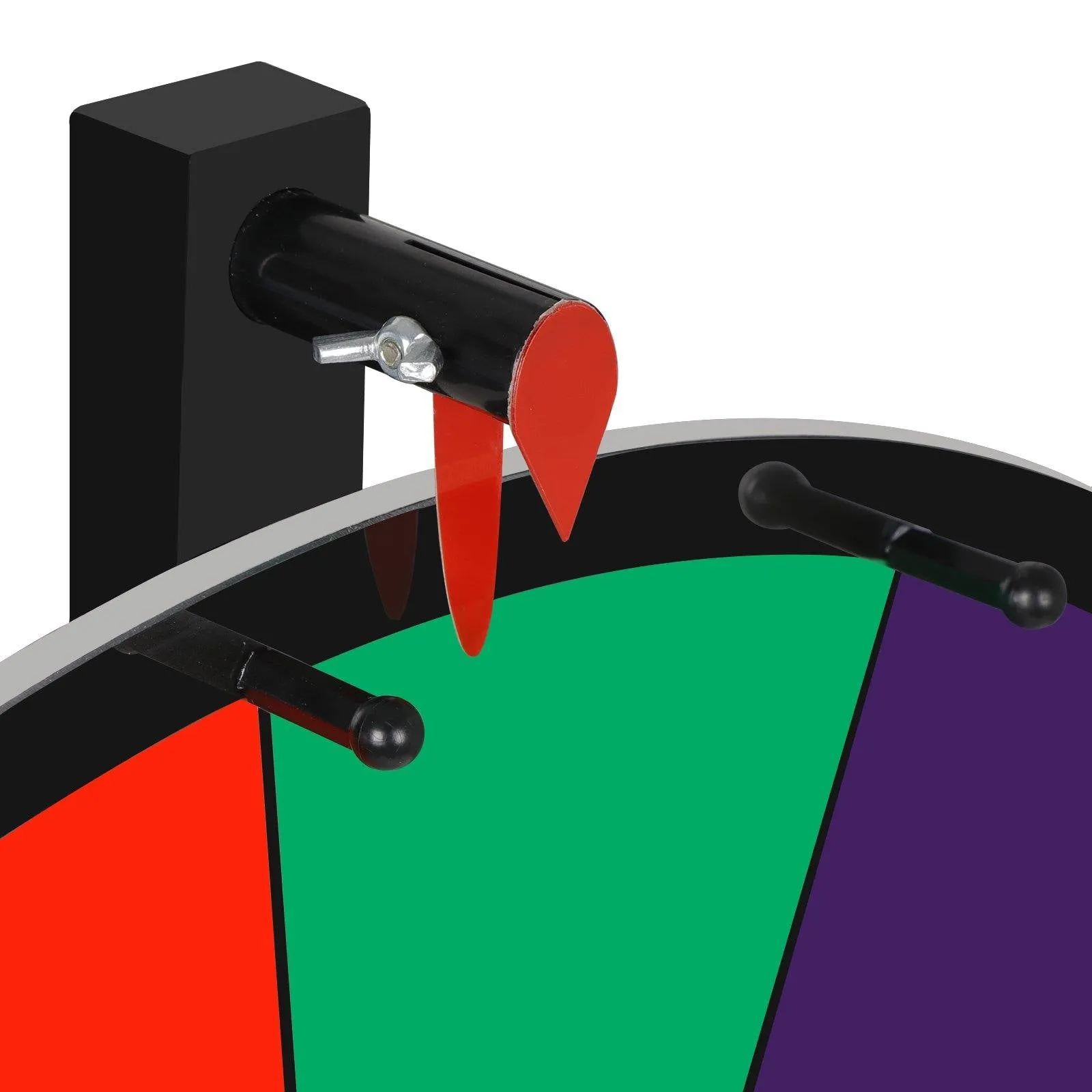 ZENY™ 24" Round Tabletop Color Spinning Prize Wheel  Casino Prize Wheels