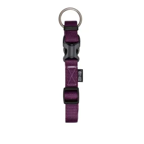 Zeus Adjustable Nylon Dog Collar Royal Purple